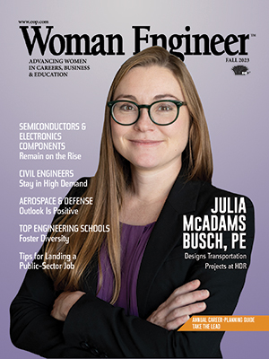 Woman Engineer magazine cover